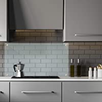 Relaxdays Panel Antisalpicaduras Cocina Pared- Protector Salpicaduras- Cristal Templado- 1 Ud- 70 x 40 cm- Transparente